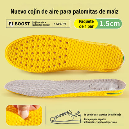 💥【Compra uno y llévate otro gratis】2 pares por 24 euros 👟Plantillas cómodas con cojín de aire y efecto de aumento de estatura 📈