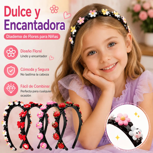 🔥¡50% de descuento!👑【5 piezas】Palitos, pinzas y cintas trenzadas para niñas