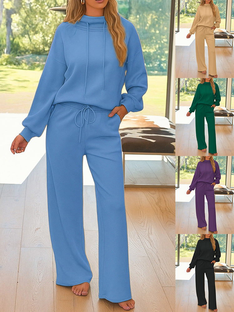 2026 Új Női Lezser Sportöltöny (Női Pulóver + Melegítőnadrág)_4270176