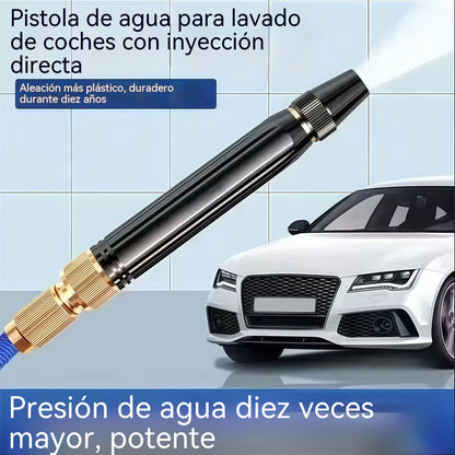 🚿 🔥¡Último día de la oferta especial! 🔥💧 Pistola de agua a alta presión: para lavar coches, jardinería, 10 veces más presión, múltiples funciones ⚡4293559