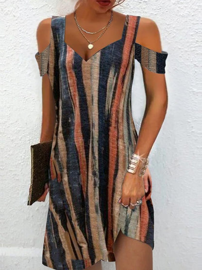 🔥🔥👗Nuevo vestido de moda de verano con estampado y escote en V para 2026