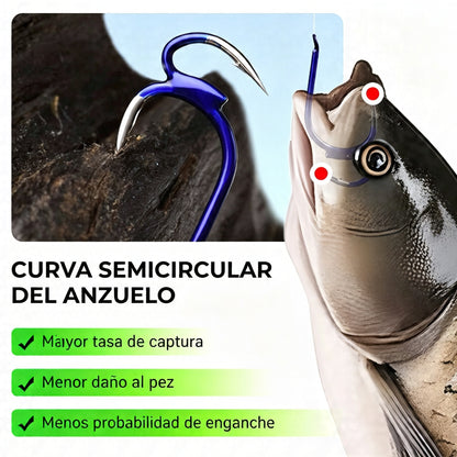 🔥 Compra 1 y llévate 1 gratis ❤️‍🔥 (20 unidades)Anzuelos de Pesca Dobles Clásicos Ultra Afilados