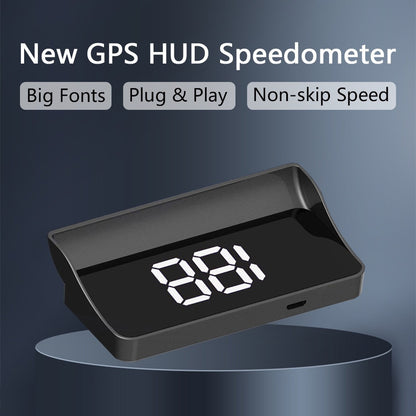 【Navegación GPS Swiss Military con alerta para evitar multas】Nuevo velocímetro y tacómetro GPS con pantalla HUD
