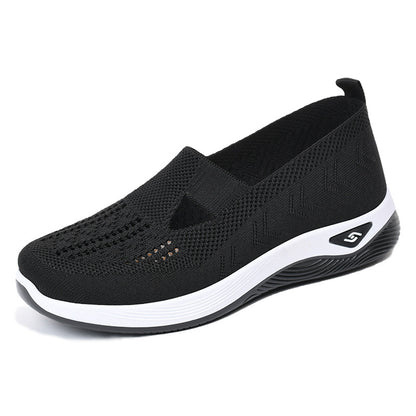 【35-40】 cómodos zapatos antideslizantes transpirables para personas de mediana edad y ancianos