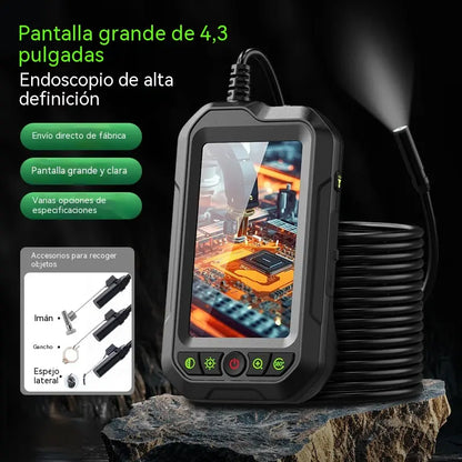 🔍 ¡Promoción por tiempo limitado: 50% de descuento! ✨ Cámara endoscópica portátil HD 1080p con pantalla de 4,3" – Impermeable (IP67), inspección de precisión, batería de larga duración ✨