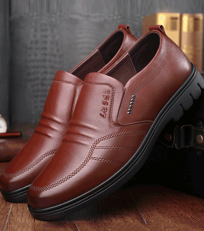 👞【🔥【39-44】Zapatos de negocios de cuero genuino para hombres_4235435
