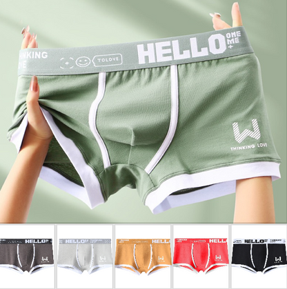 ⏳⏳[Oferta por tiempo limitado]🔥【Paquete de 6】Calzoncillos bóxer de algodón para hombre nuevos