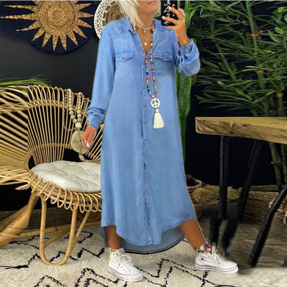 👘 50% de descuento 💥 Nuevos vestidos de mezclilla en tallas S-5XL ✅️ Pago contra entrega