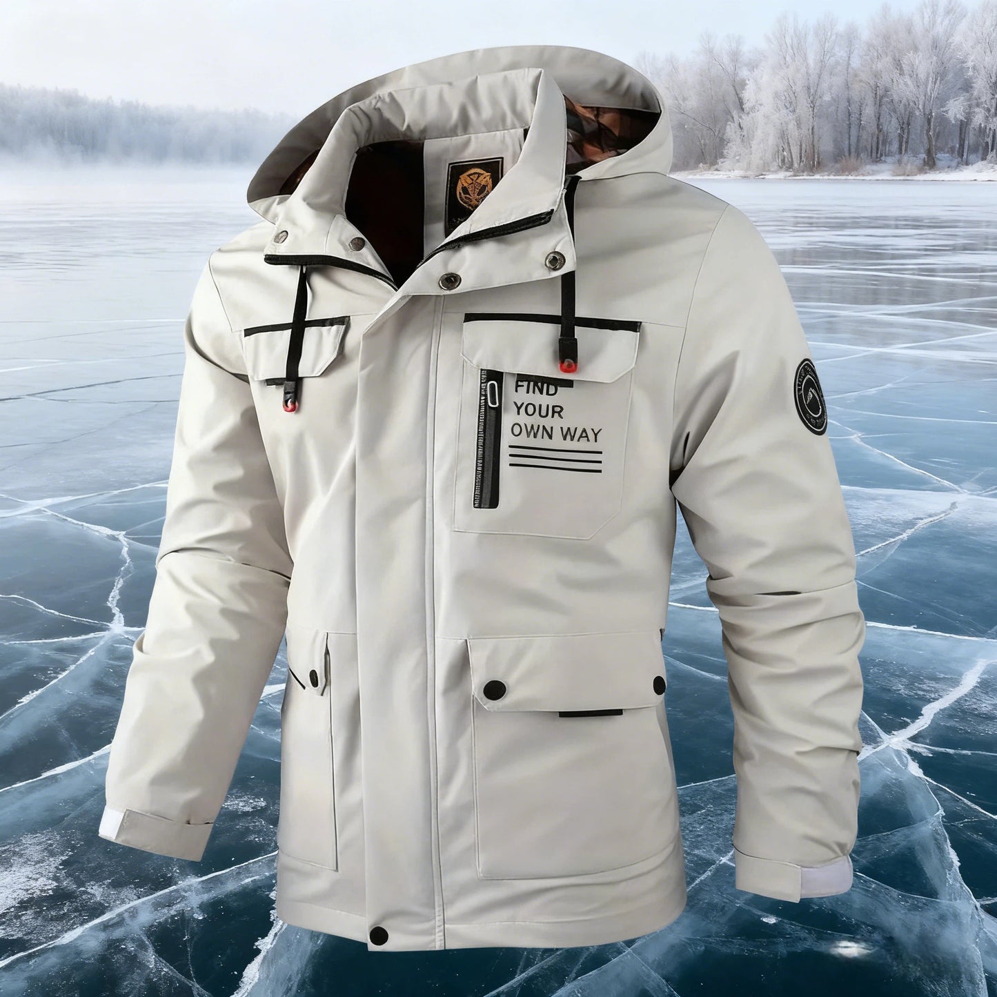 🔥🔥【【M-6XL】Új, vastag, meleg ősz- téli férfi kabát, amely szellőálló és vízálló_ 4189859