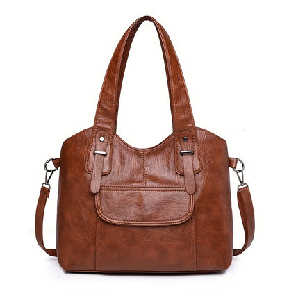 📢 ¡Oferta Limitada! 👜 Bolso de Hombro Vintage en Piel Auténtica - Elegancia Retro