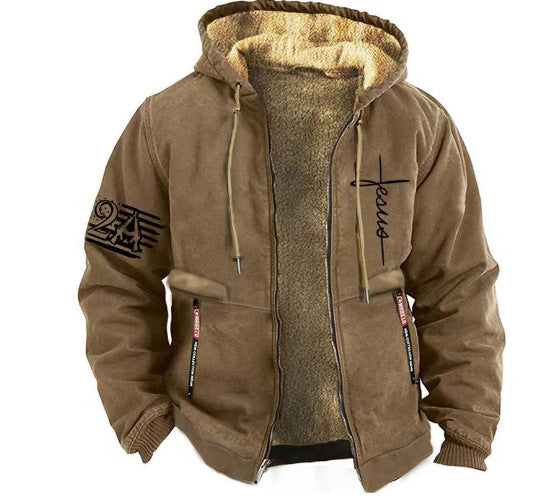 🔥【45% OFF】【S-3XL】Módní pro muže, podzim a zima, zesílená bunda z lehkého sametu