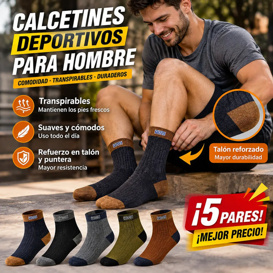 😍🧦【10 pares】Calcetines desodorantes de algodón para hombre, nuevos 2026, absorbentes del sudor
